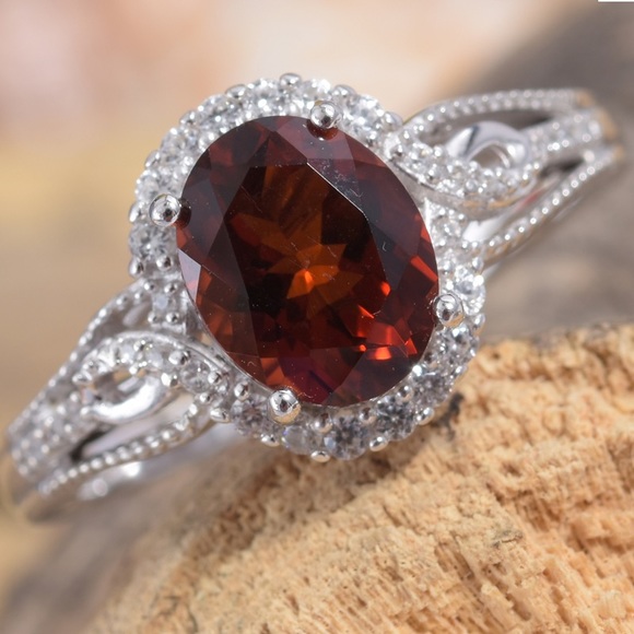 ♥️Genuine Red Citrine Ring♥️ - Picture 6 of 8